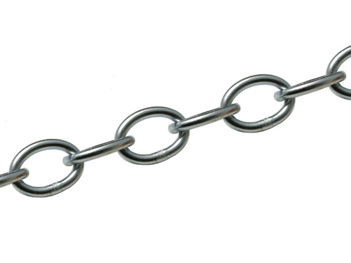 Stahlkette 5x18,5 B23 verzinkt