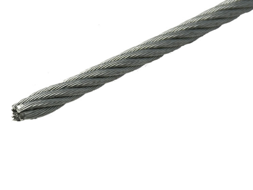 Stahldrahtseil Niro, 7x7, 1mm 1,57kN/mm², 1.4401