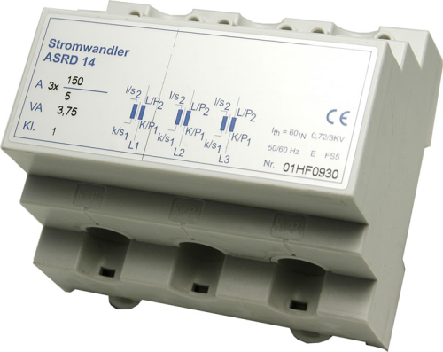 Stromwandler 3x400V, 100/5A, 6TE