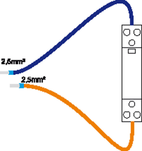 Verdrahtung STZ20/2 in 2,5mm² vi