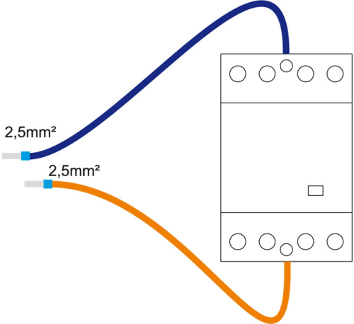 Verdrahtung STZ63/4 in 2,5mm² vi