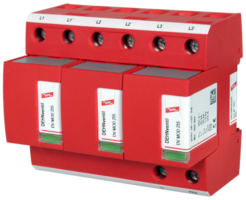 DEHNventil M TNC Kombiabl. T1T2(BC) 3p 6TE