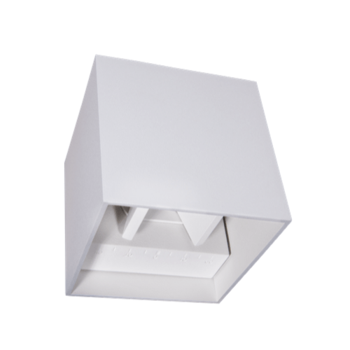 LED Wandstrahler Up & Down - 6W - dimmbar -  warmweiß - 2700K - 220lm - 230V -  weiß - IP65