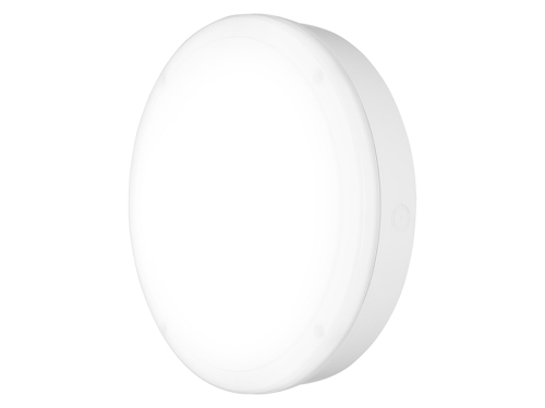 LED Surface Bulkhead 250 Sensor | Weiß | 10W | 800 lumen | 3000K warmweiß | IP65 | DM: 250mm | H: 70mm | IK10 |