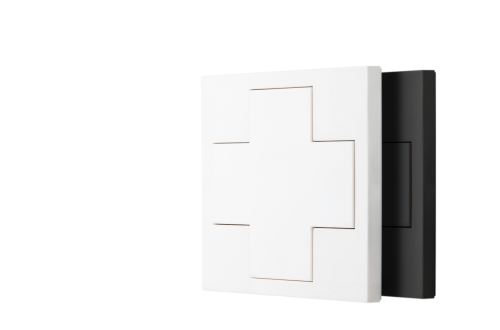 DALI Switch Cross white RAL9016