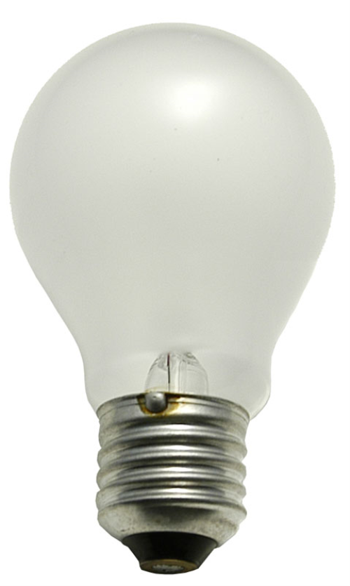 Glühlampe normal 230V 15W E27 matt (A FR