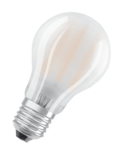 LED-Glühfaden Lampe, Osram Parathom Retrofit Classic A60 dim matt, 230V, E27, 7W (60W), neutralweiß 4000K, 806lm, DMxH=60x105mm, dimmbar