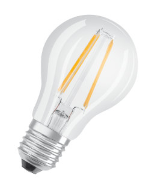 LED-Glühfaden Lampe, Parathom Classic A40 DIM, 230V, E27, 4,8W (40W), warmweiß 2700K, 470lm, DMxH=60x105mm, dimmbar