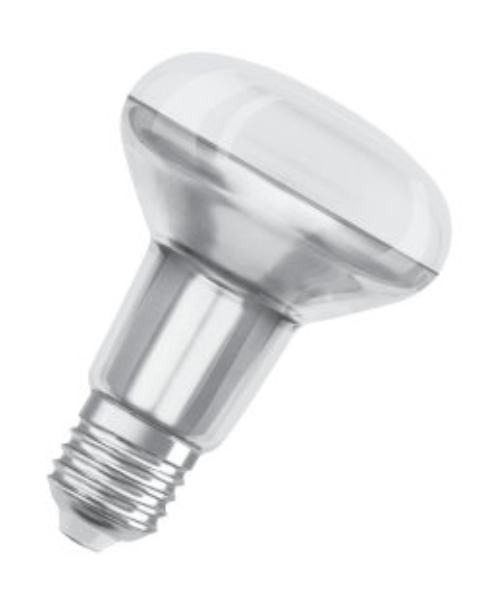 LED Parathom R80 100 dimmbar; E27; 9,6W; warmweiß; 2700K; Farbwiedergabe > 80%; 670lm, 36°; HxD: 113x80mm; 230V; dimmbar