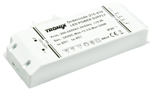 Netzteil 24V 320W Gehäuse mit Zugentlastung, LxBxH=215x78x35mm, IP20