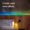 Twinkly Line Black | RGB LED Strip | Starter Kit | 90 LEDs | 1,5m | IP20 | mit APP steuerbar, Bluetooth+WiFi | Anschlußleitung: 2m | Kabel schwarz |