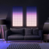 Twinkly Square Blocks | RGB LED Pixels | Starter Kit - Set zu 6 Stück | 64 LEDs/block | 16x16cm | IP20 | mit APP steuerbar, Bluetooth+WiFi | Anschlußleitung: 1,5m | Kabel weiß