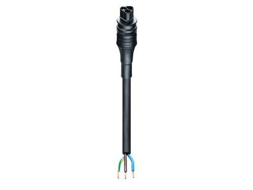 GESIS IP+ Steckerkabel Gum 2m  schwarz / 3x1,5mm²