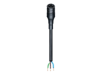 GESIS IP+ Kupplungskabel Gum 1m  schwarz / 3x1,5mm²