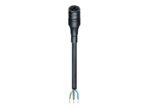 GESIS IP+ Kupplungskabel Gum 1m  schwarz / 3x1,5mm²