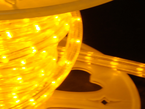 Lichtschlauch 13mm LED Standard 12V – gelb