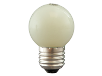 LED Lampe 1W, G45, E27, Gelb, 230V