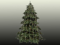 System24 Cone Light Set | 10x6m | 600 LEDs | 35W | 24VDC | warmweiß | Kabel dgrün |