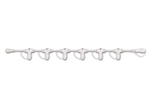 ProSystem Modular LED 230V, Hauptkabel 60cm, 6 Anschlüsse, weiß, IP44