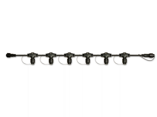 ProSystem Modular LED 230V, Hauptkabel 60cm, 6 Anschlüsse, schwarz, IP44