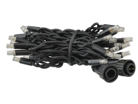 ProSystem Modular LED 230V | End-Strings 2x1,5m | 4,6W | 15 LEDs je String | warmweiß | Kabel schwarz | IP44 |