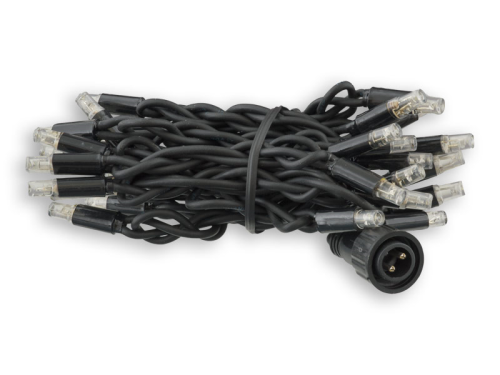 ProSystem Modular LED 230V | Verbindungsstring 2,25m | 4,6W | 25 LED | kaltweiß | schwarz | IP44 |