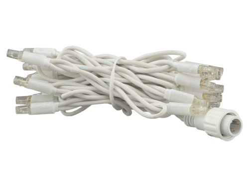 ProSystem Modular LED 230V | Verbindungsstring 4m | 4,6W | 40 LEDs | superwarmweiß | Kabel weiß | IP44 |