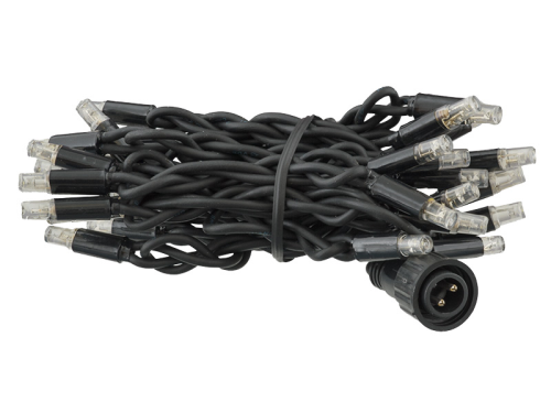 ProSystem Modular LED 230V | Endstring 2,25m | 3,5W | 30LED | superwarmweiß | schwarz | IP65 |