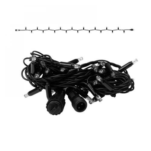 System36 Lichterkette | Verbindungsstring | 3m | 30 LEDs | 1,5W | 36VDC | superwarmweiß | Kabel schwarz | IP65 |