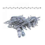 System36 Lichterkette | Verbindungsstring | 6m | 60 LEDs | 4,6W | 36VDC | superwarmweiß | Kabel transparent | IP65 |