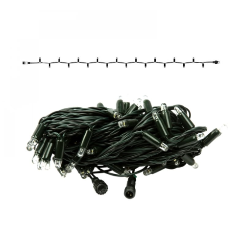 System36 Lichterkette | Verbindungsstring | 10m | 70 LEDs | 3W | 36VDC | kaltweiß | Kabel dgrün | IP65 |