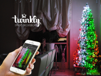 ABVERKAUF: Twinkly Lichterkette - Smart Light - 105 RGB-LEDs; Länge: 10,5m; IP44; mit APP steuerbar