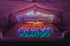 Twinkly Lichterkette Cluster RGB+W 400 | Länge: 6m | Anschlußleitung: 3,5m | IP44 | Kabel schwarz/grün |  mit APP steuerbar | Bluetooth+WiFi |