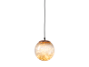 Leuchtkugel "Charmy Ball" Kupfer mit schwarzem Kabel | indoor| d: 20cm | 4,5V | 1,35W | 80LEDs | warmweiß | 5m Anschlußkabel