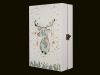 Batteriebetriebener Adventskalender weiß | BxHxT: 21/42x30x9,5cm | 8 LEDs | warmweiß | IP20 | Batterie: 2xAAA exkl. |