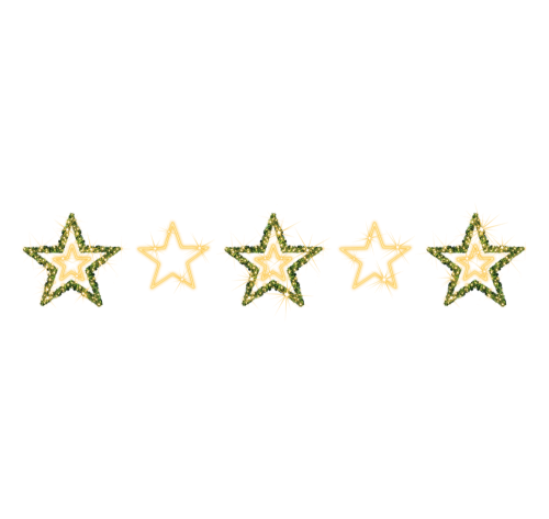 2D-Straßenfigur "Reisigsterne" | LED warmweiß | BxH: 600x110cm | 230V | 78W | IP44 |