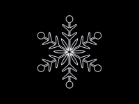 Schneekristall 5 – sorgt für weihnachtliche Stimmung – eisweiß